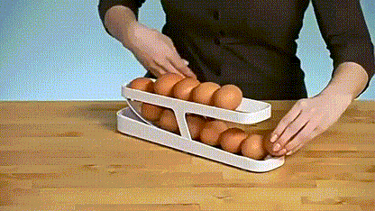 Roll Down Dispensador para huevos - Organizador con estilo